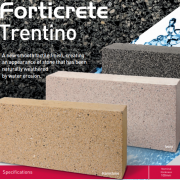 Forticrete Trentino 100mm Ivory Blocks