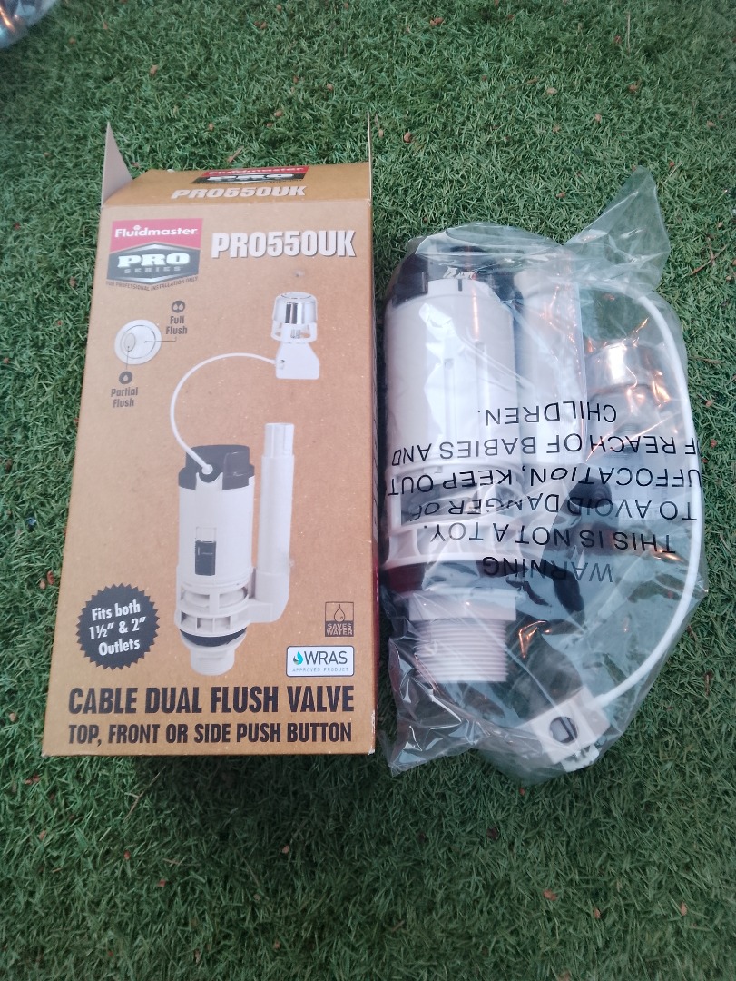 Fluidmaster PRO550UK Cable Dual Flush Valve